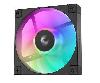  FD12 ARGB, DEEPCOOL, Fan, 120mm, PWM 400~2050RPM, 63.6 CFM, ≤26.9 dB, 4+3-pin, ARGB, Black.