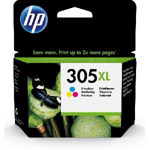 3YM63AE HP 305XL Tri-color Original Ink Cartridge