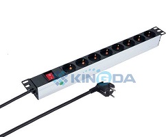  KINGDA, Surge Protector, 19" Power distribution unit,German type.