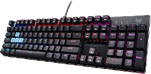 Acer Predator Aethon 303 RGB Mechanical Gaming Keyboard PKW200, 5 Pre-Set Gaming Modes & 3 Sidelight Effects GP.KBD11.048 