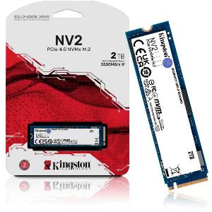 SNV3S/2000G Kingston SSD 2000G NV3 M.2 2280 PCIe 4.0 NVMe SSD  Up to 6,000MB/s read, 5,000MB/s write