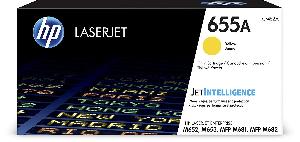 CF452A, HP 655A Yellow LaserJet Toner Cartridge