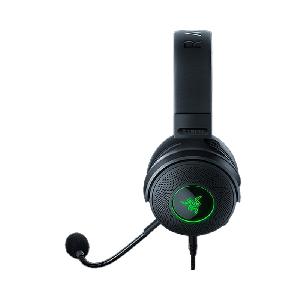  RZ04-03770200-R3M1, RAZER, Earphone, Kraken V3 Wired USB Gaming Headset, With Razer Chroma RGB, TriForce Titanium 50mm Drive