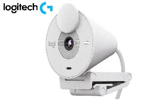  Brio 300, Logitech, Webcam, Full HD webcam 1080p/30fps, 2MP, microphone , OFF-WHITE - USB 1.5 m.